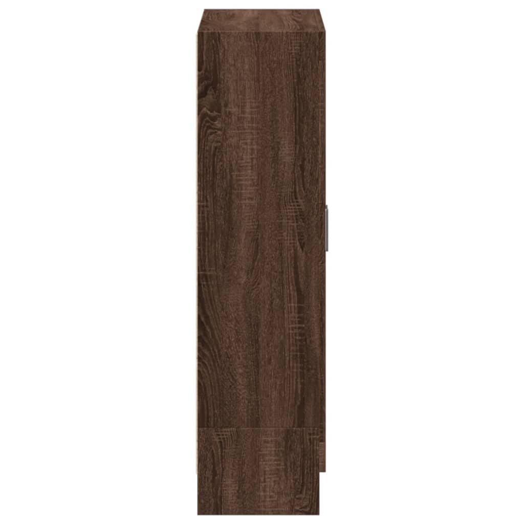 vidaXL Βιβλιοθήκη Καφέ Δρυς 82,5x30,5x115 εκ. Επεξεργασμένο Ξύλο