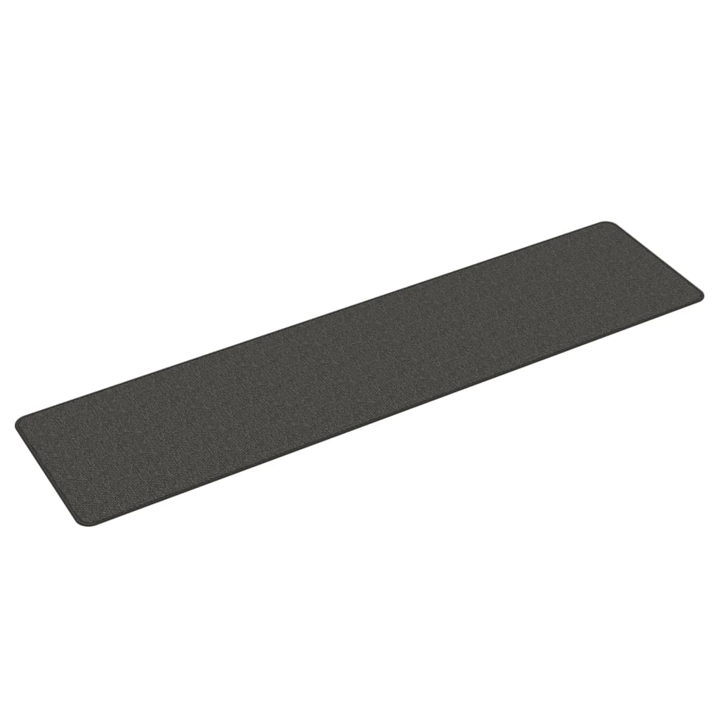 vidaXL Χαλί Διάδρομος Εμφάνιση Σιζάλ Ανθρακί 50 x 200 εκ.