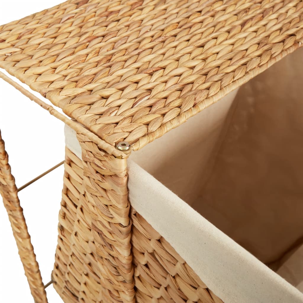 vidaXL Καλάθι Άπλυτων 44 x 34 x 64 εκ. από Υάκινθο Νερού