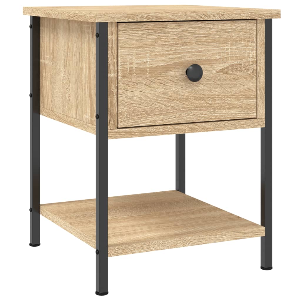 vidaXL Κομοδίνο Sonoma Δρυς 34 x 35,5 x 45 εκ. από Επεξεργασμένο Ξύλο