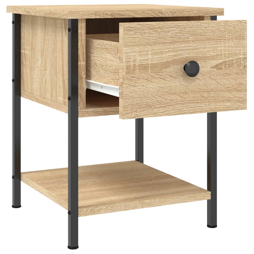 vidaXL Κομοδίνο Sonoma Δρυς 34 x 35,5 x 45 εκ. από Επεξεργασμένο Ξύλο