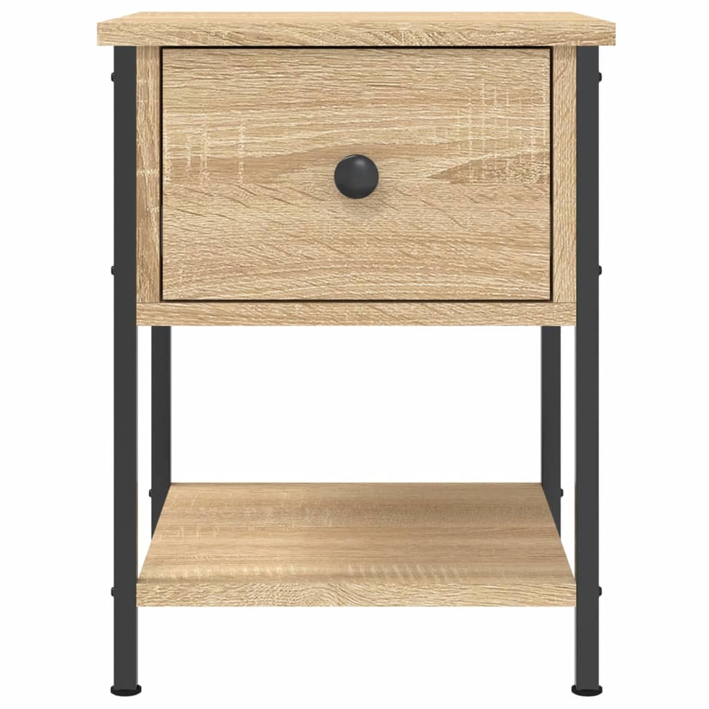 vidaXL Κομοδίνο Sonoma Δρυς 34 x 35,5 x 45 εκ. από Επεξεργασμένο Ξύλο