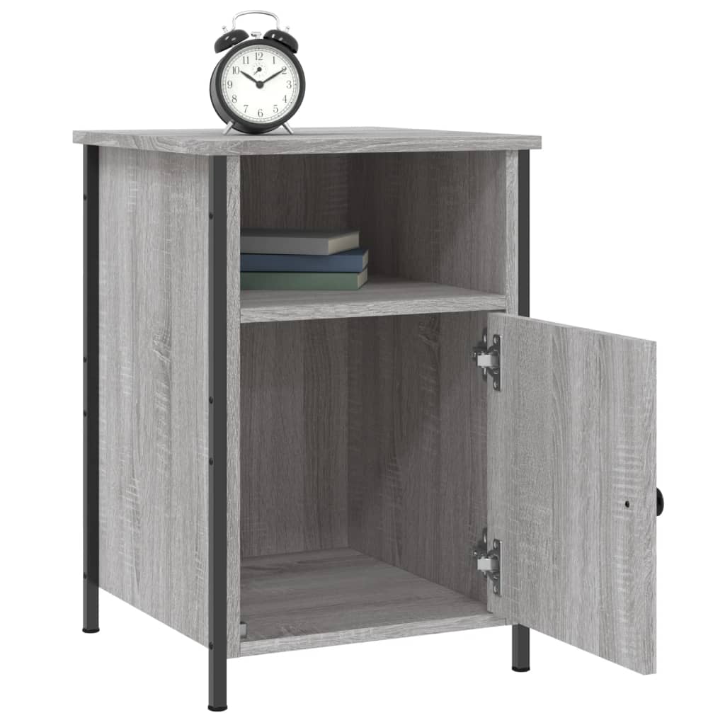 vidaXL Κομοδίνο Γκρι Sonoma 40 x 42 x 60 εκ. από Επεξεργασμένο Ξύλο