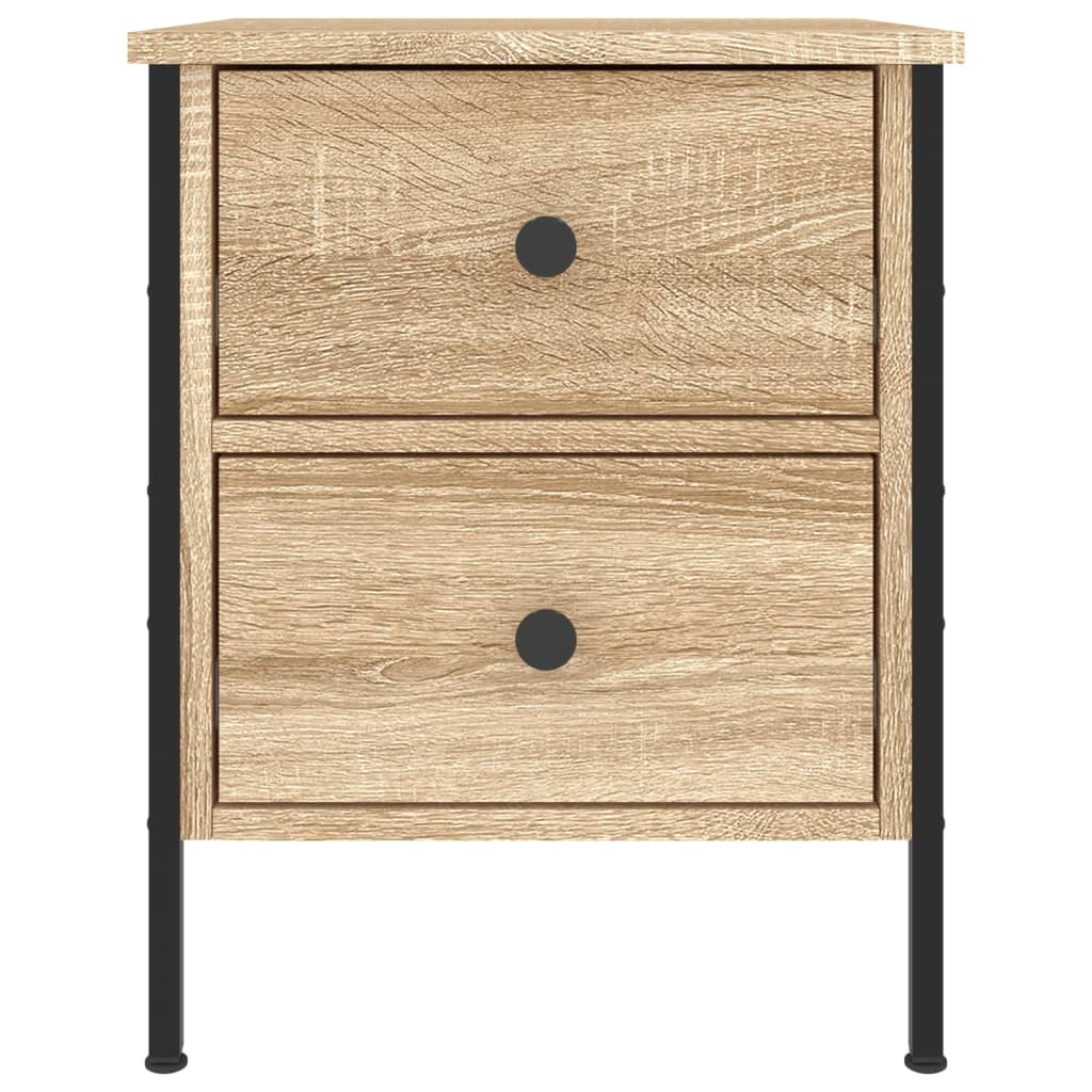 vidaXL Κομοδίνο Sonoma Δρυς 40 x 42 x 50 εκ. από Επεξεργασμένο Ξύλο