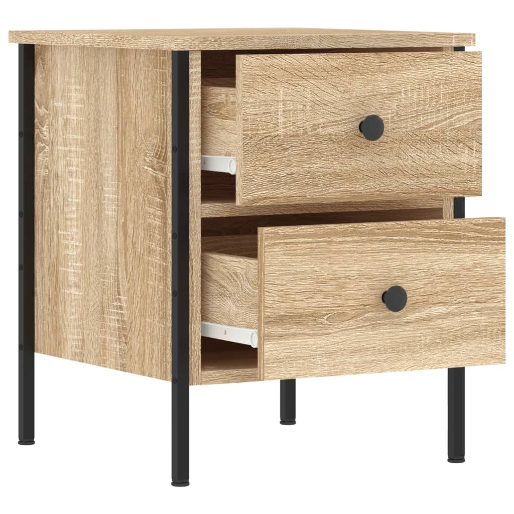 vidaXL Κομοδίνο Sonoma Δρυς 40 x 42 x 50 εκ. από Επεξεργασμένο Ξύλο