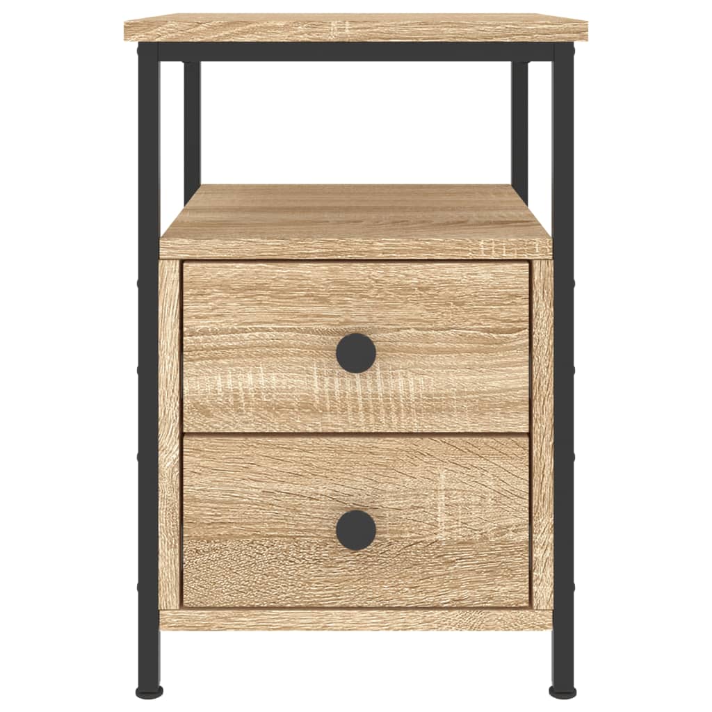vidaXL Κομοδίνο Sonoma Δρυς 34 x 35,5 x 50 εκ. από Επεξεργασμένο Ξύλο