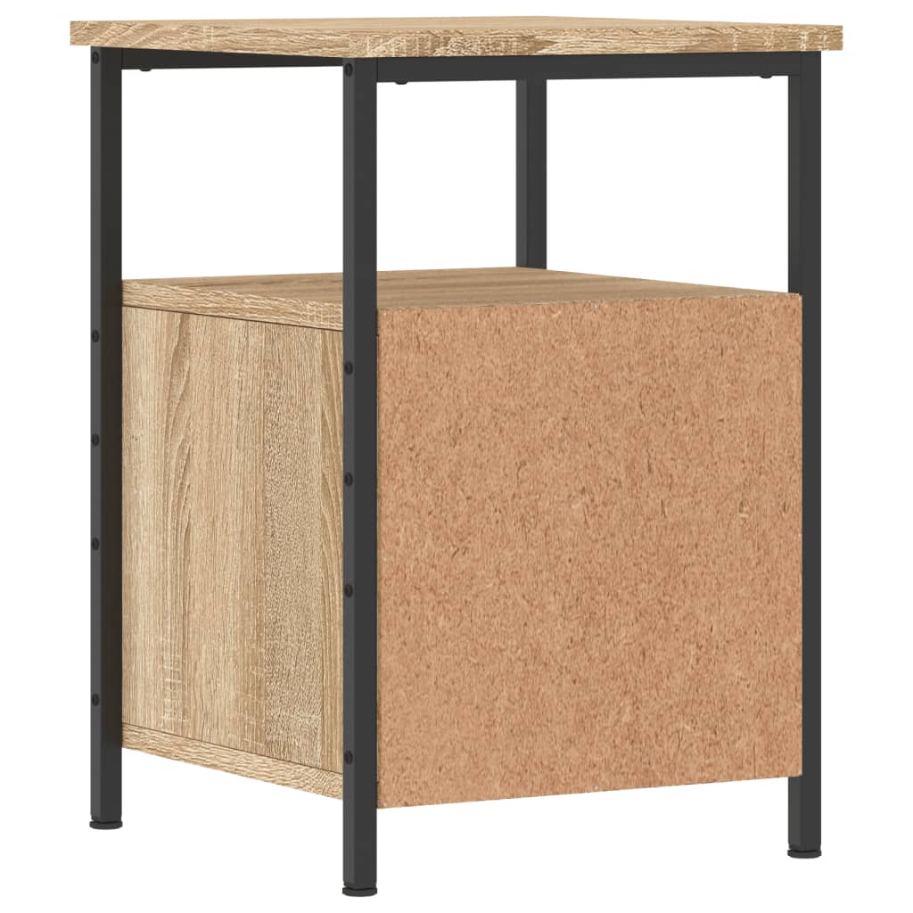 vidaXL Κομοδίνα 2 τεμ. Sonoma Δρυς 34x35,5x50 εκ. Επεξεργασμένο Ξύλο