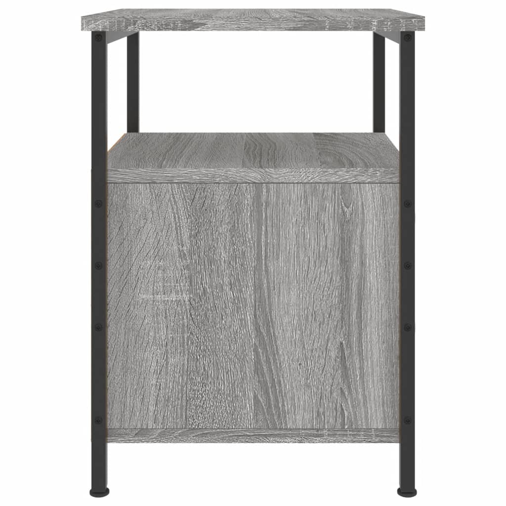 vidaXL Κομοδίνα 2 τεμ. Γκρι Sonoma 34 x 35,5 x 50 εκ. Επεξεργ. Ξύλο