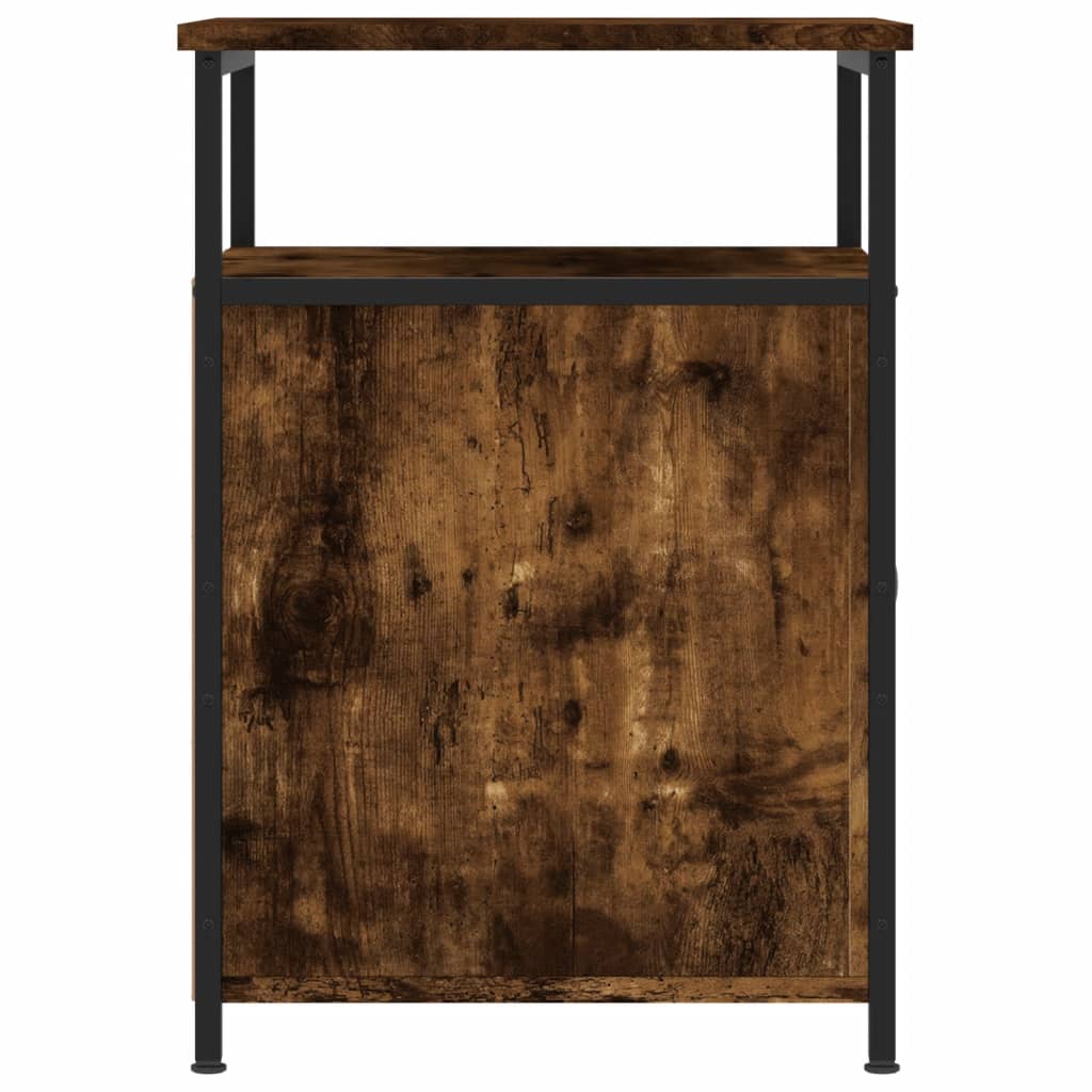 vidaXL Κομοδίνο Καπνιστή Δρυς 40x42x60 εκ. από Επεξεργασμένο Ξύλο