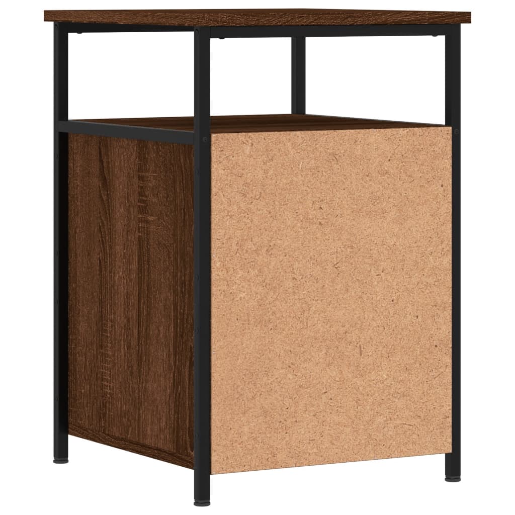 vidaXL Κομοδίνο Καφέ Δρυ 40 x 42 x 60 εκ. από Επεξεργασμένο Ξύλο