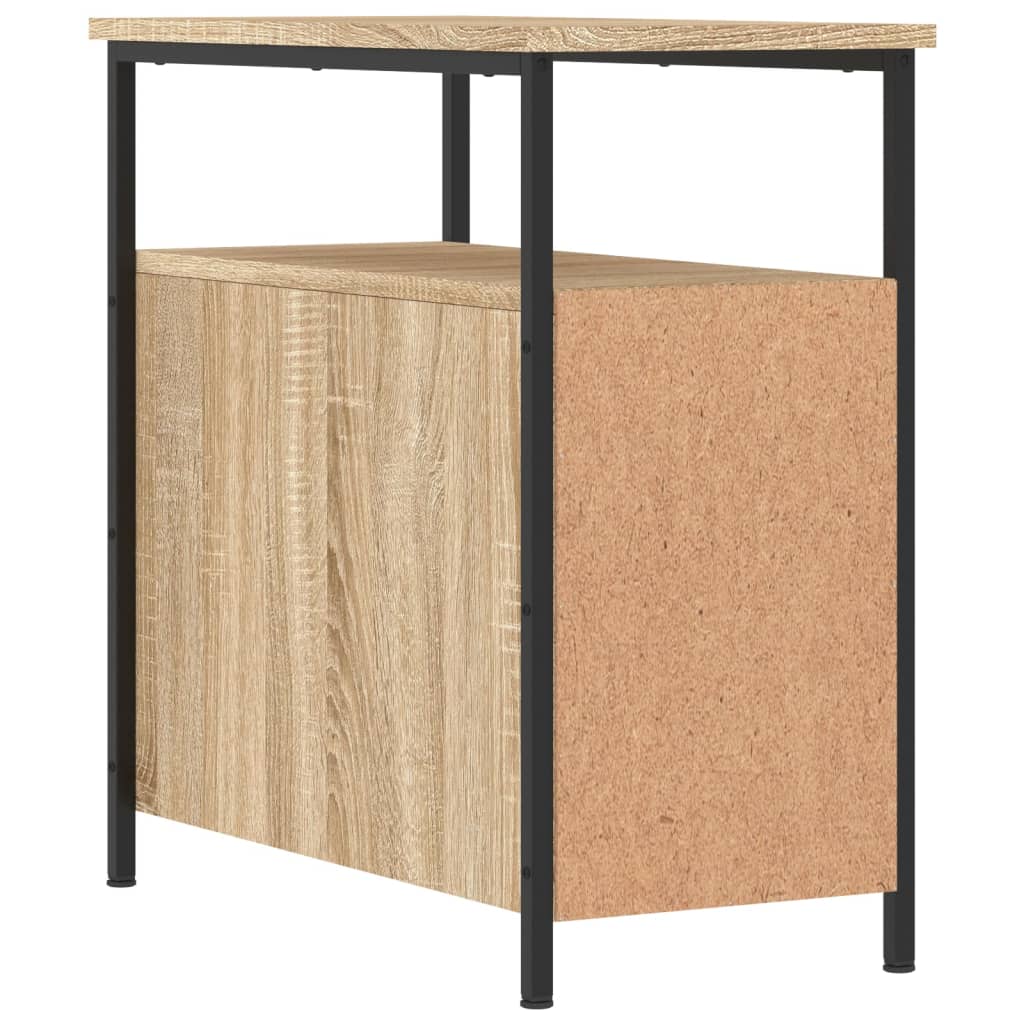 vidaXL Κομοδίνο Sonoma Δρυς 30 x 60 x 60 εκ. από Επεξεργασμένο Ξύλο