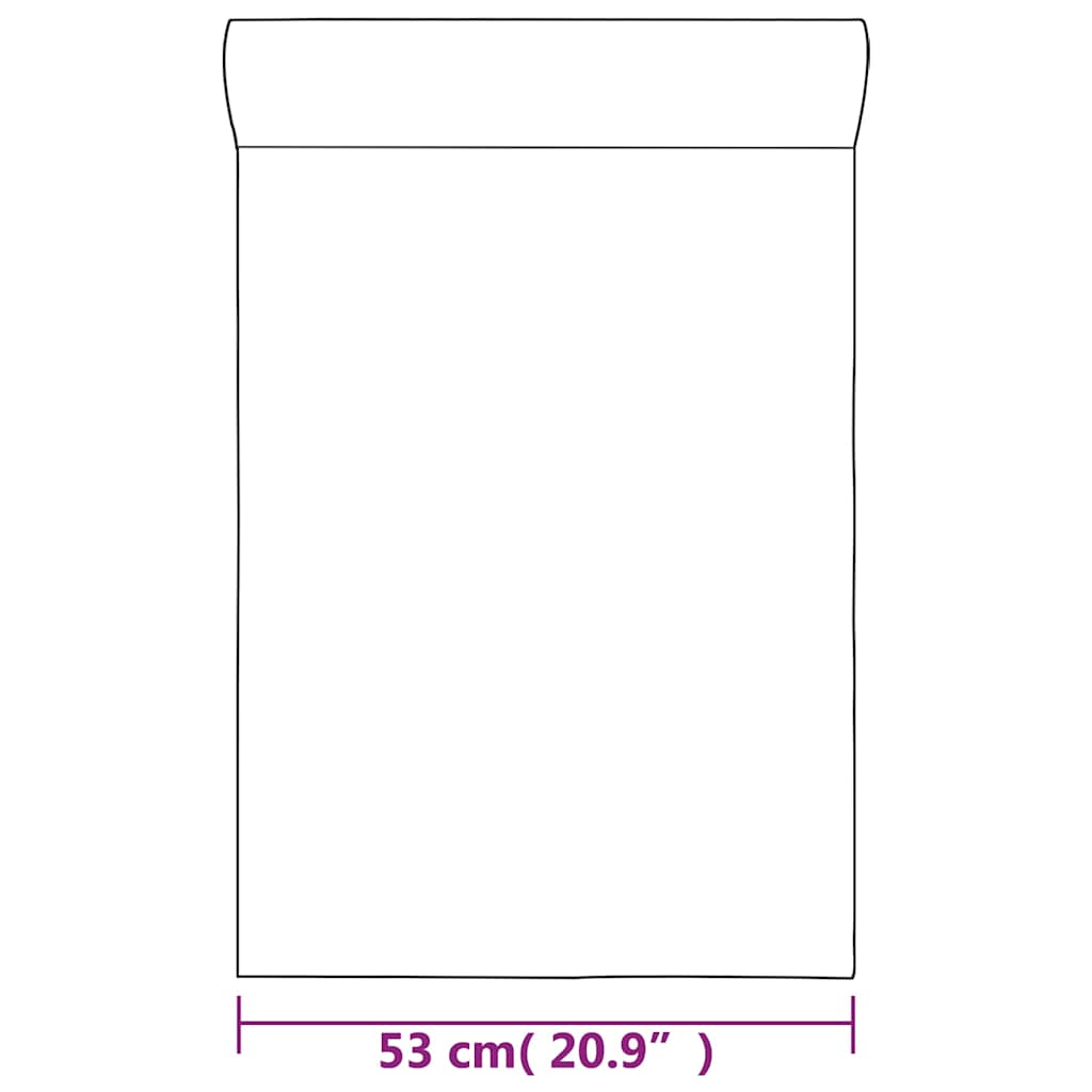 vidaXL Ταπετσαρία 3D με Σχέδιο Πέτρας Μαύρη 10x0,53μ Non-woven