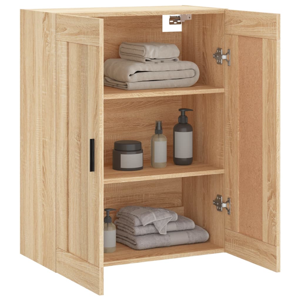 vidaXL Ντουλάπι Επιτοίχιο Sonoma Δρυς 69,5 x 34 x 90 εκ. Επεξεργ. Ξύλο