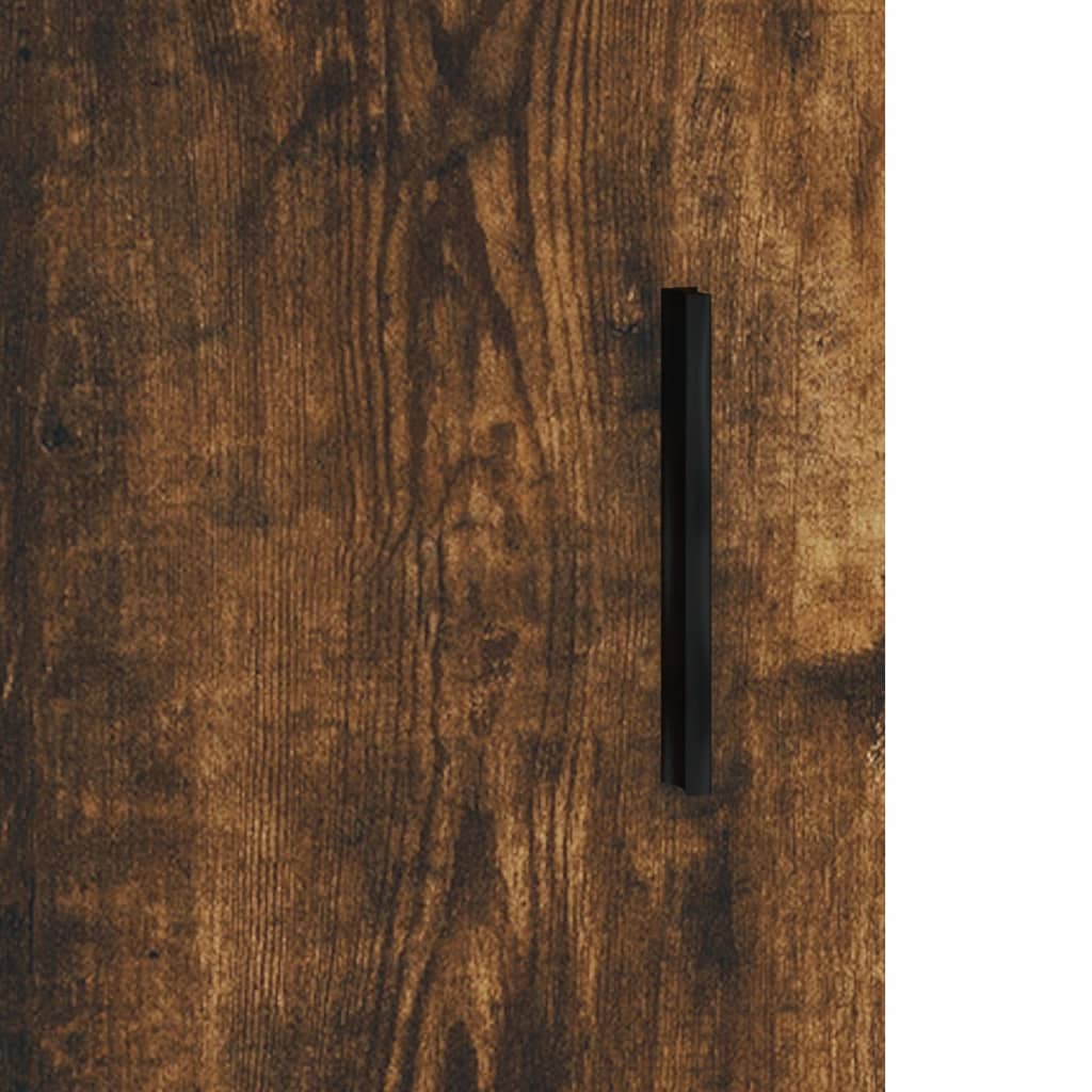 vidaXL Ντουλάπι Τοίχου Καπνιστή Δρυς 69,5 x 34 x 90 εκ. Επεξεργ. Ξύλο
