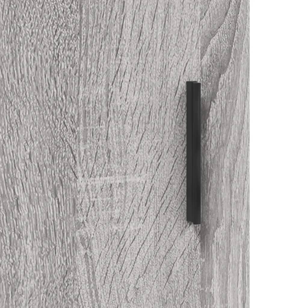 vidaXL Ντουλάπι Επιτοίχιο Γκρι Sonoma 69,5 x 34 x 90 εκ. Επεξεργ. Ξύλο