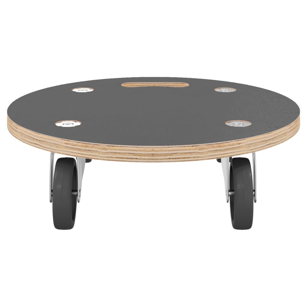 vidaXL Τρέιλερ Μεταφοράς 2 Τεμ. Στρογγυλά Ø38 x 11,5 εκ. 250 κ.