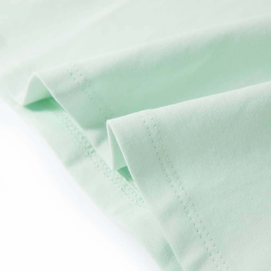 Μπλουζάκι Παιδικό Ανοιχτό Χρώμα Μέντας 92