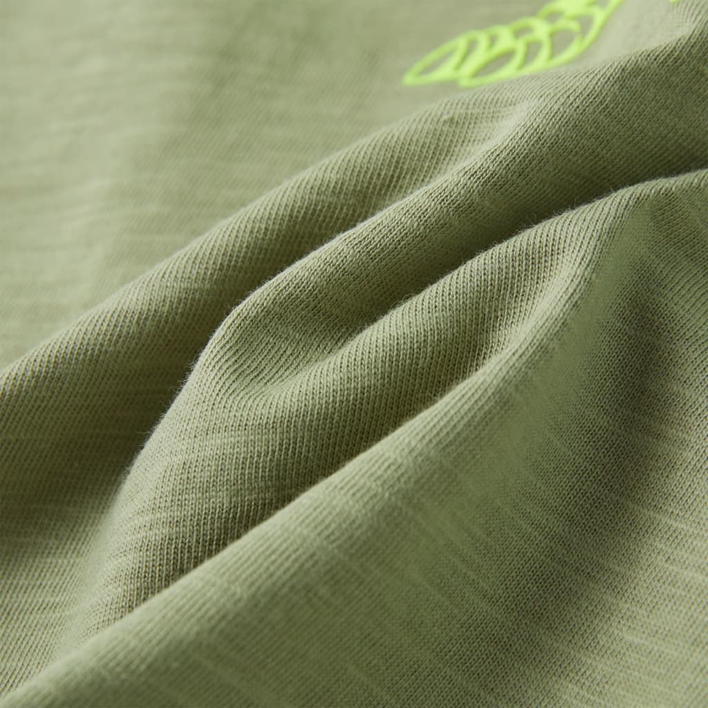 Μπλουζάκι Παιδικό Κοντομάνικο Ανοιχτό Χακί 128