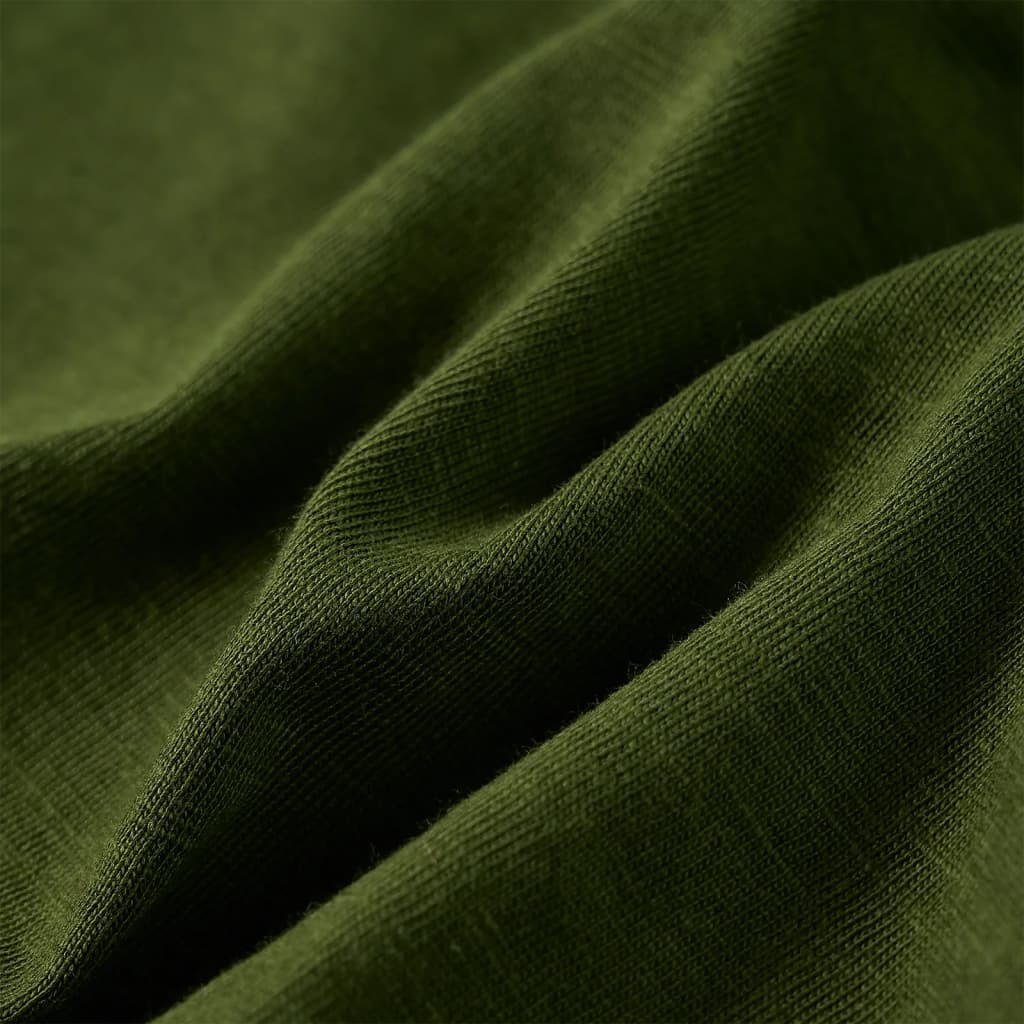 Μπλουζάκι Παιδικό Μακρυμάνικο Σκούρο Χακί 104