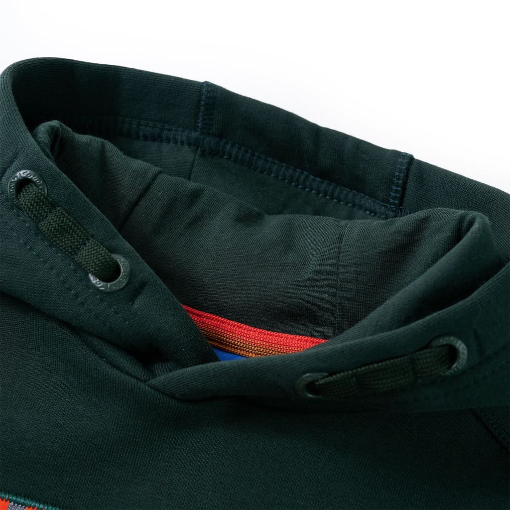 Children's Hoodie Dark Green 128
