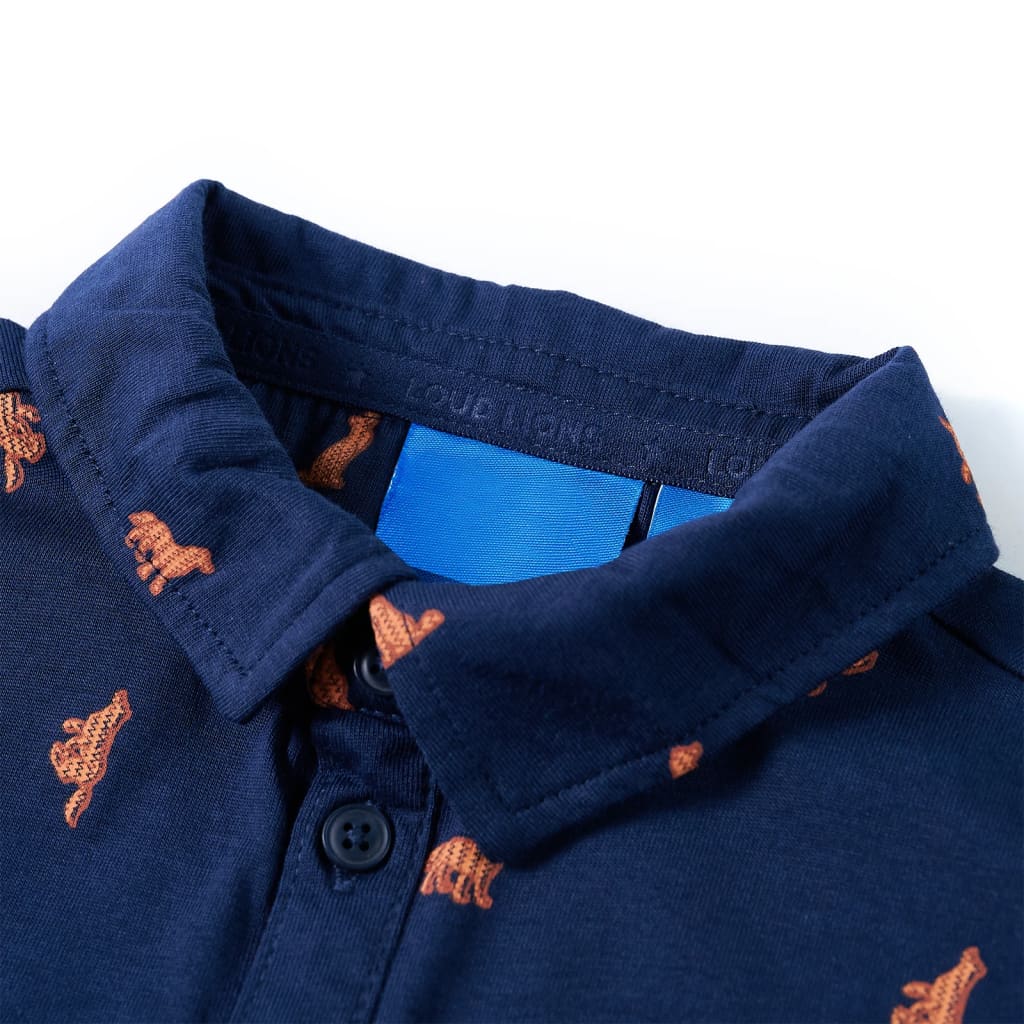 Children's Shirt Navy Blue 140