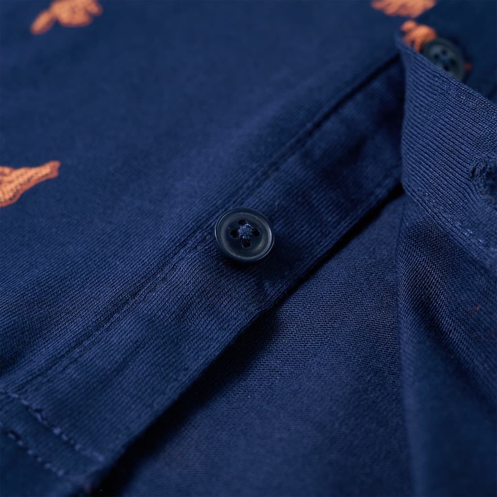 Children's Shirt Navy Blue 140