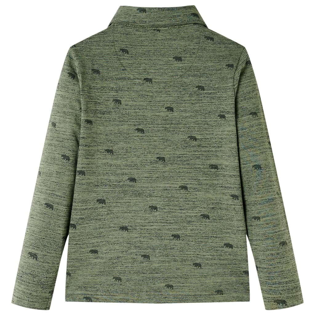 Children's Shirt Khaki Melange 128