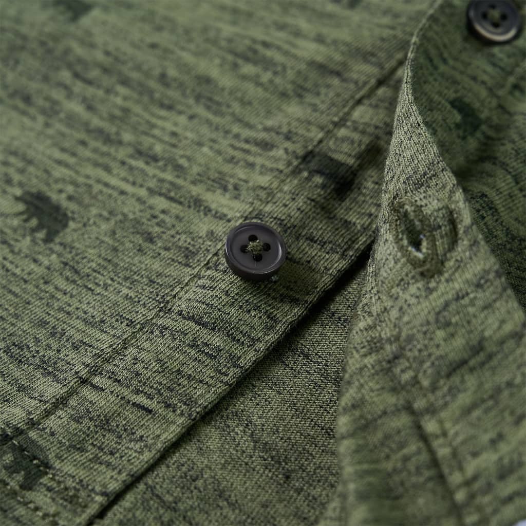Children's Shirt Khaki Melange 128
