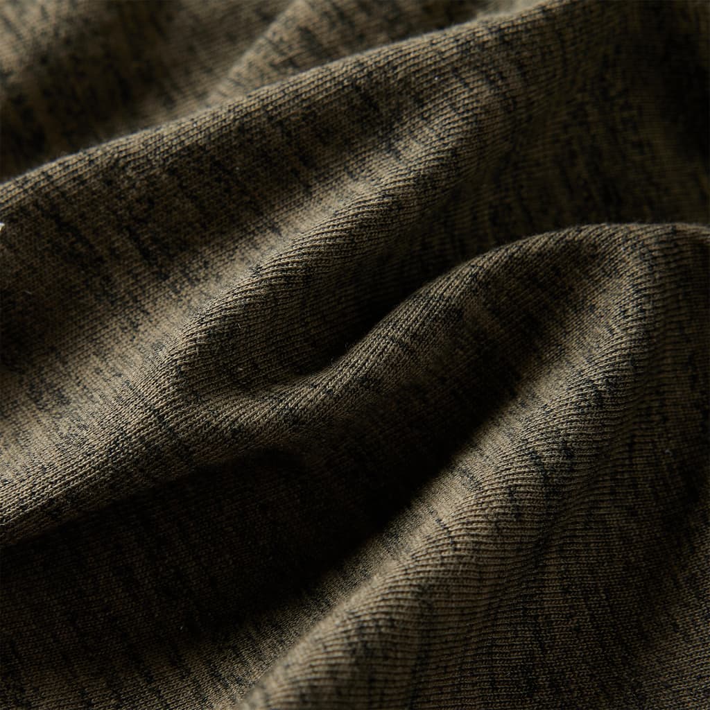 Μπλουζάκι Παιδικό Μακρυμάνικο Σκούρο Χακί Μελανζέ 104