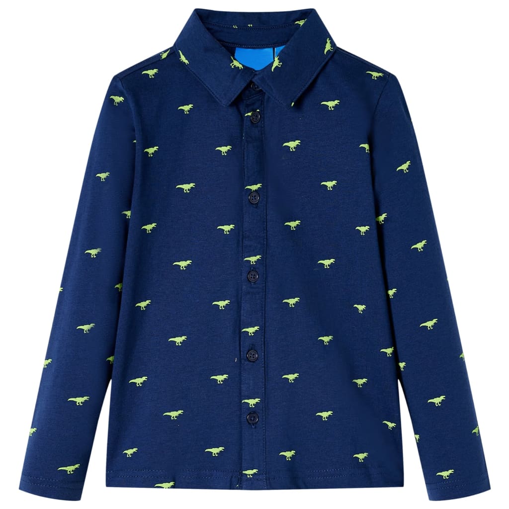 Children's Shirt Navy Blue 104