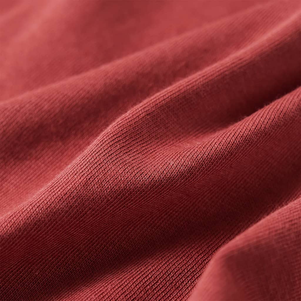 Μπλουζάκι Παιδικό Μακρυμάνικο Burnt Red Χρώμα 92