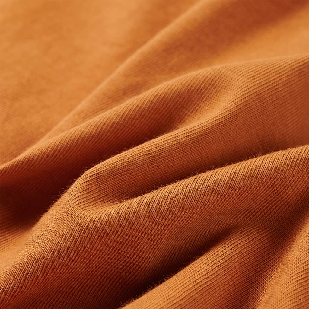 Μπλουζάκι Παιδικό Μακρυμάνικο Σκούρα Ώχρα 128