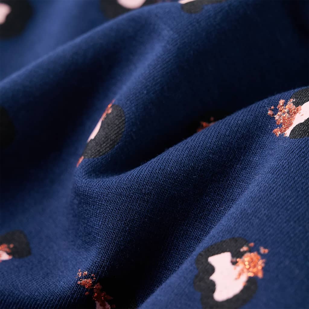 Ζακέτα Φούτερ Παιδική με Κουκούλα Ναυτικό Μπλε 128