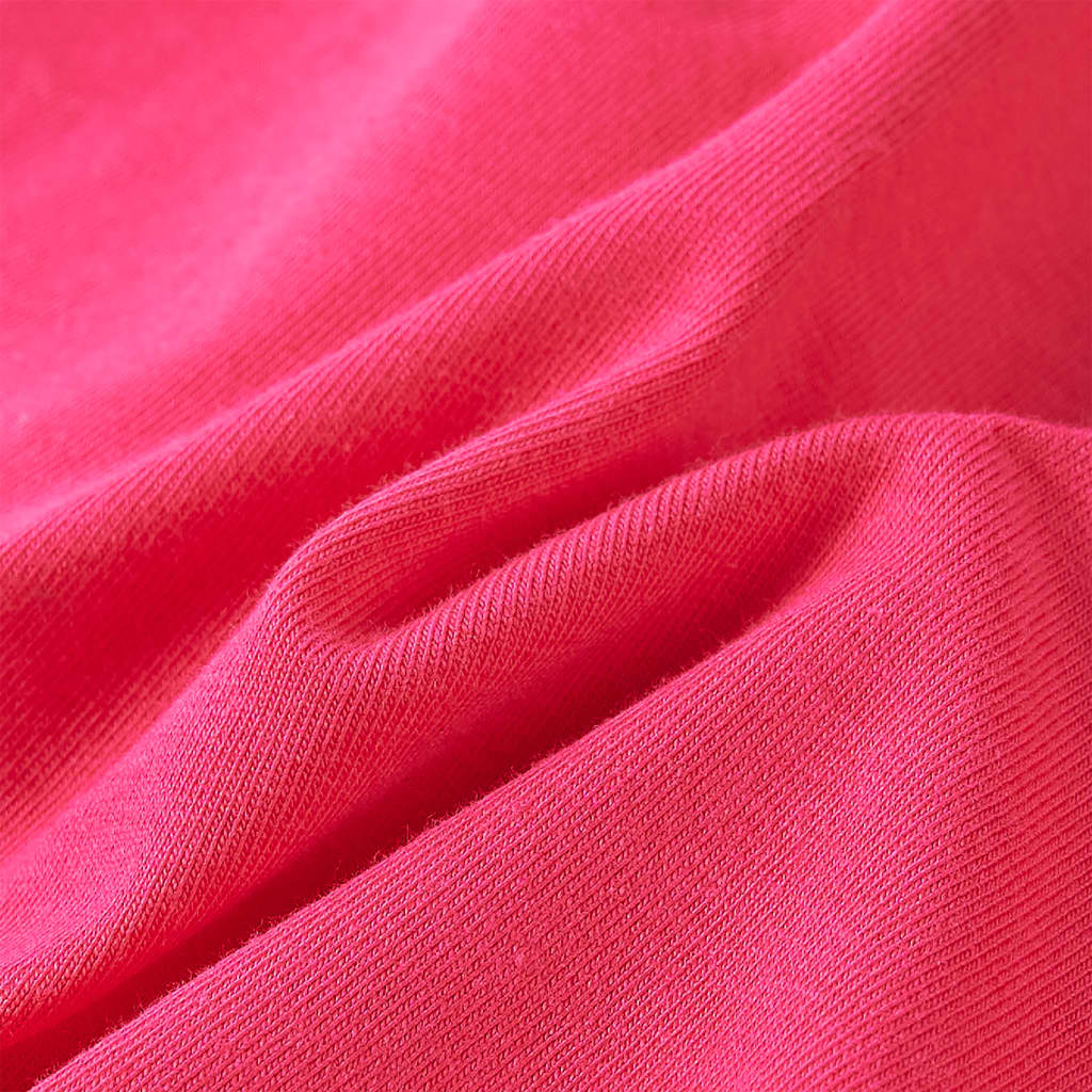 Μπλουζάκι Παιδικό Μακρυμάνικο Έντονο Ροζ 104