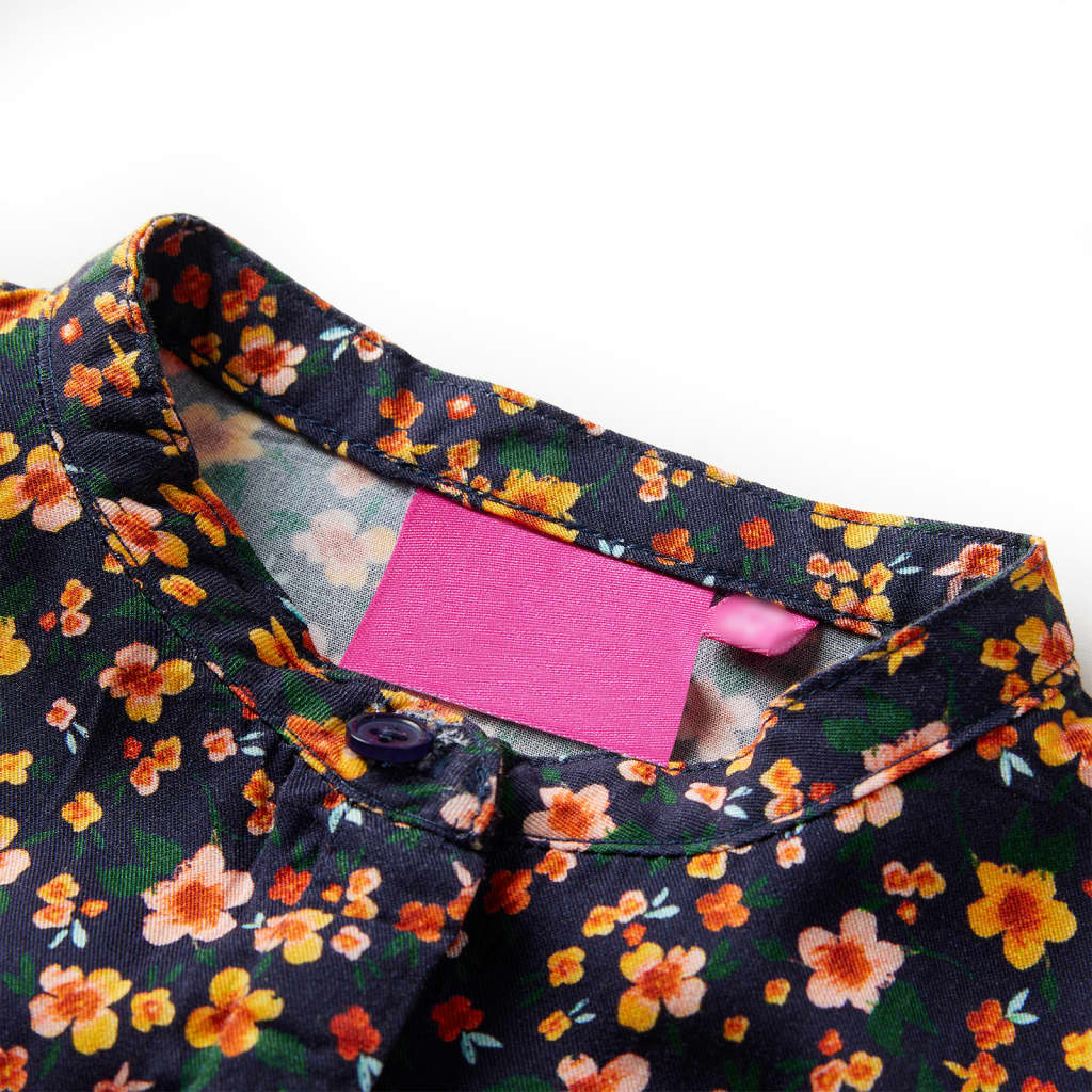 Children's Shirt with Collar Dark Blue 104