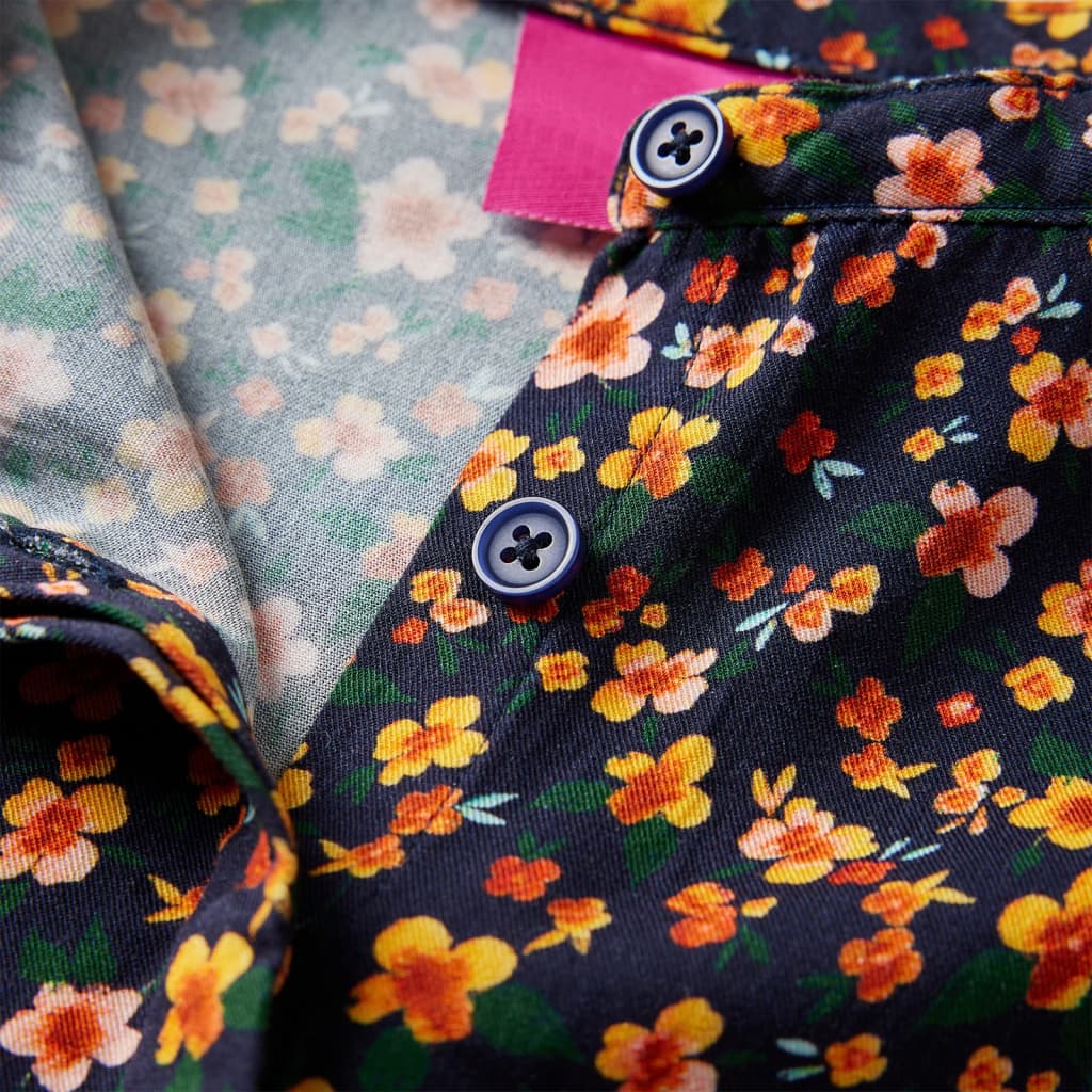 Children's Shirt with Collar Dark Blue 104