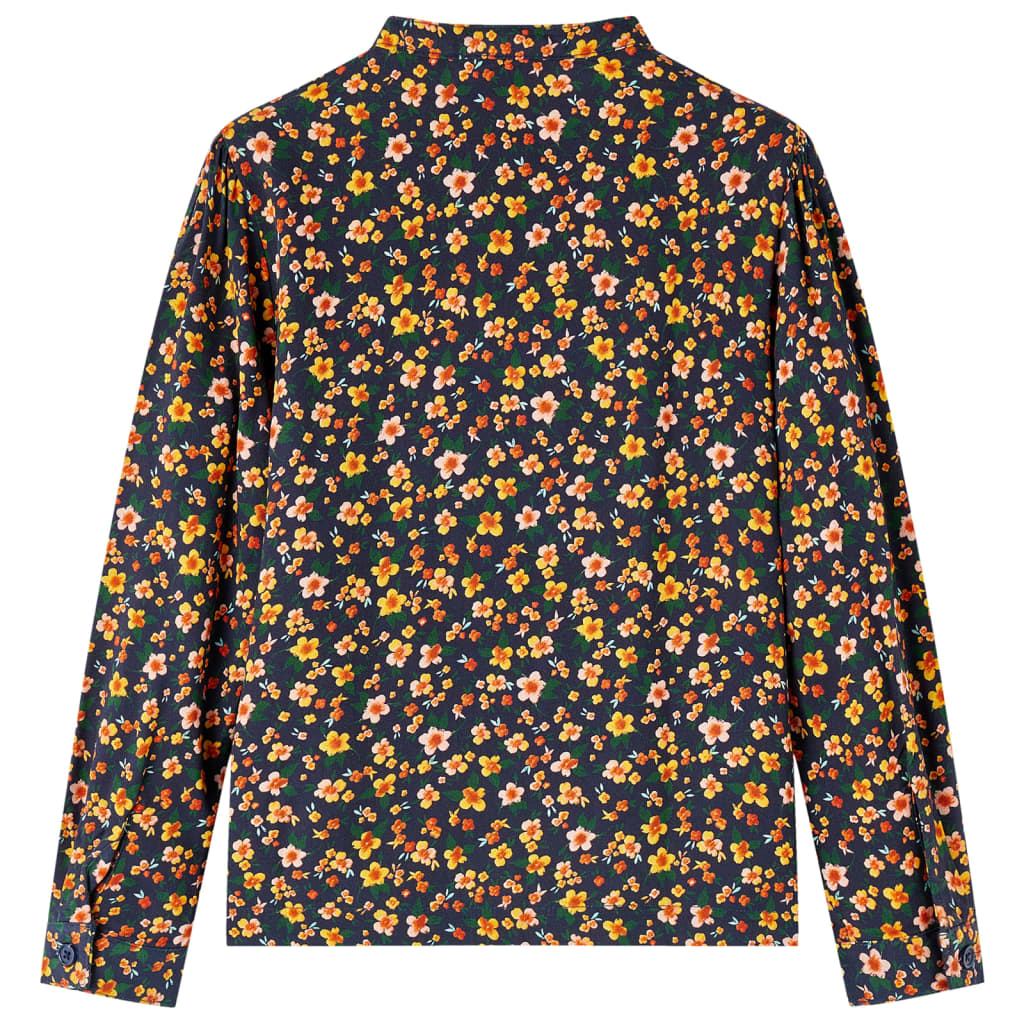 Children's Shirt with Collar Dark Blue 116
