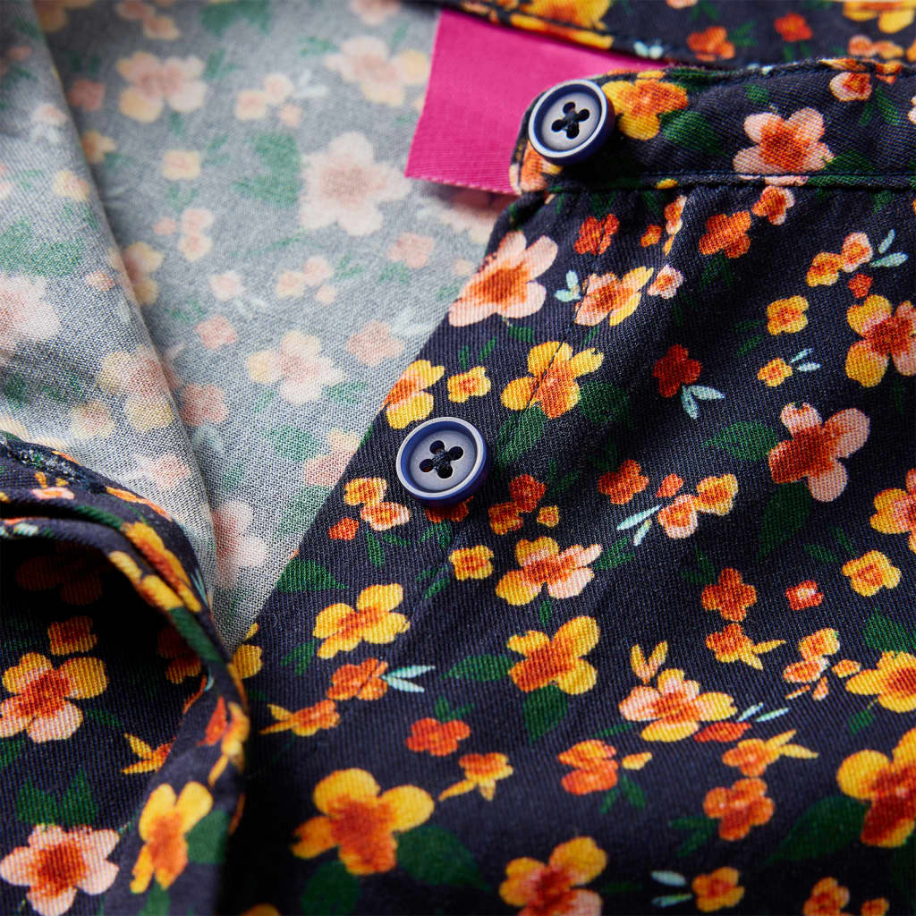 Children's Shirt with Collar Dark Blue 116