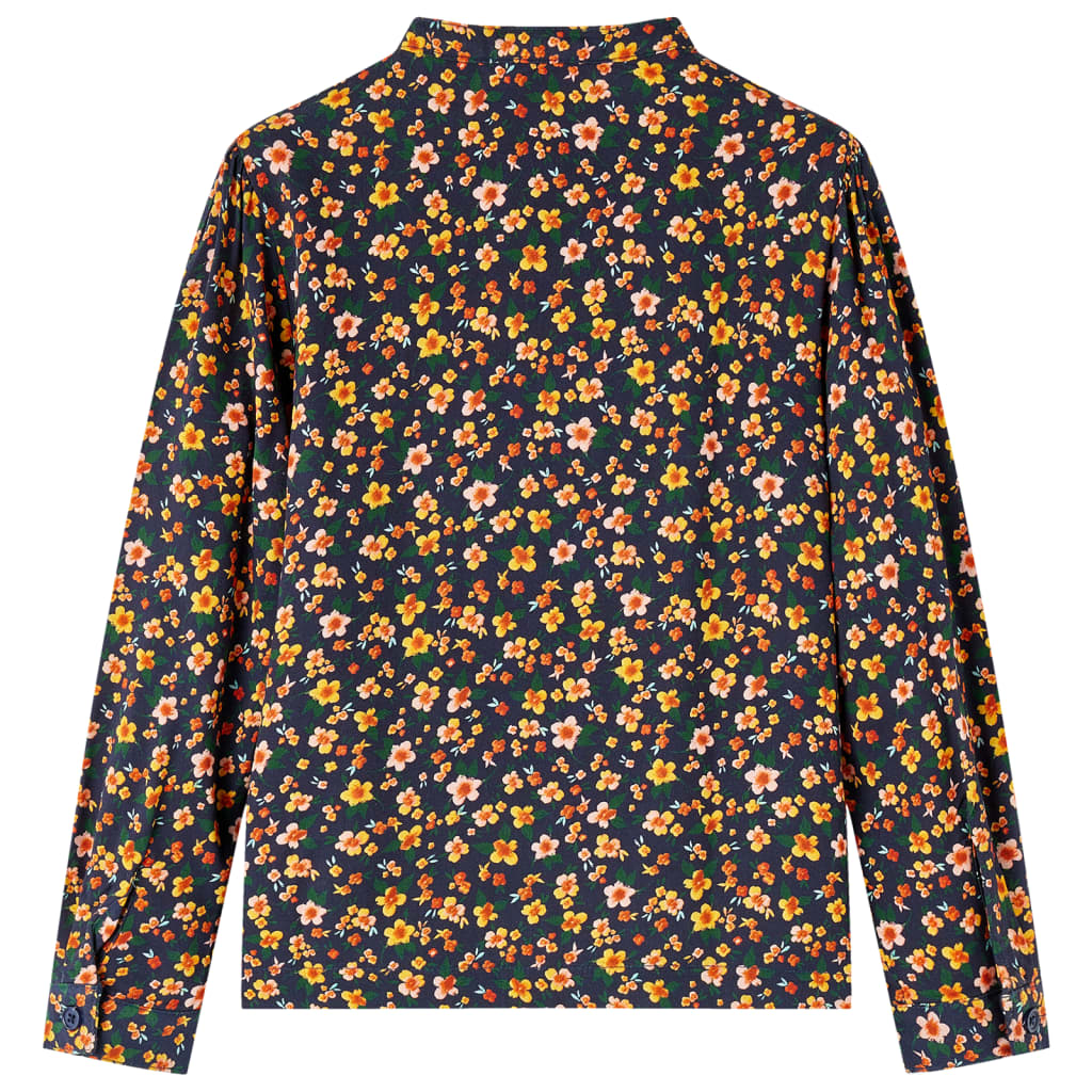 Children's Shirt with Collar Dark Blue 128
