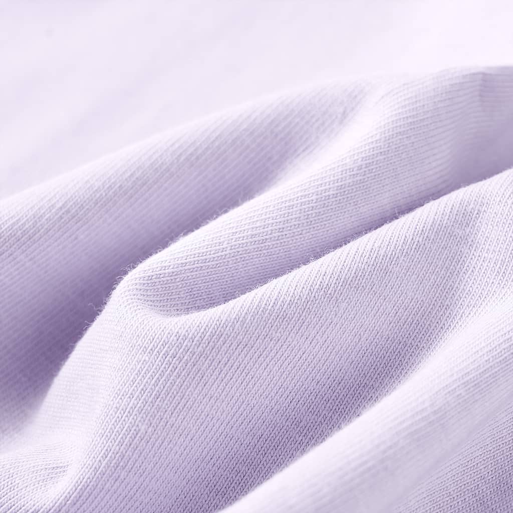 Μπλουζάκι Παιδικό Μακρυμάνικο Ανοιχτό Λιλά 116