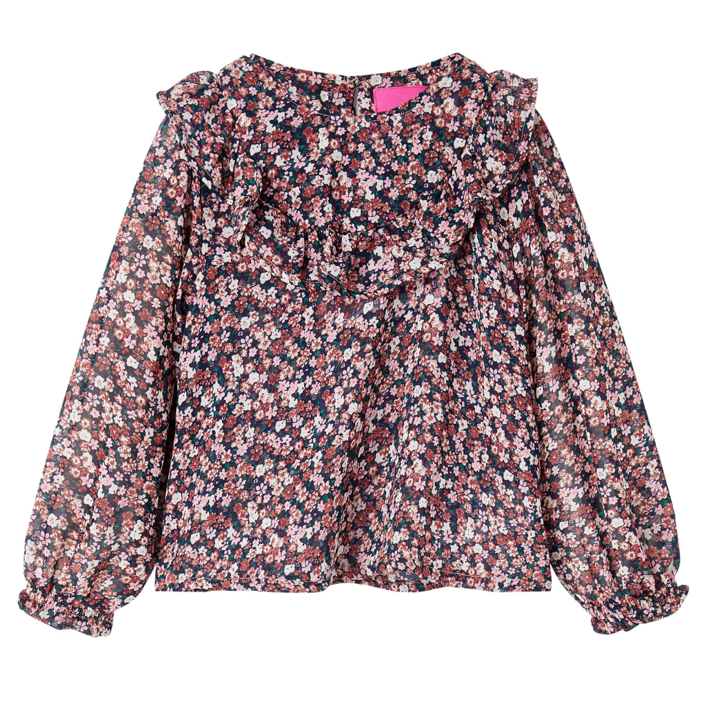 Children's Long Sleeve Shirt Dark Pink 92