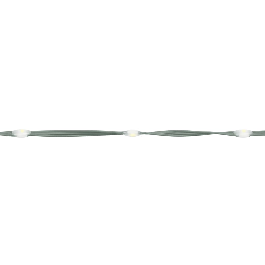 vidaXL Χριστουγεν. Δέντρο για Ιστό Σημαίας 550 LED Θερμό Λευκό 300 εκ.