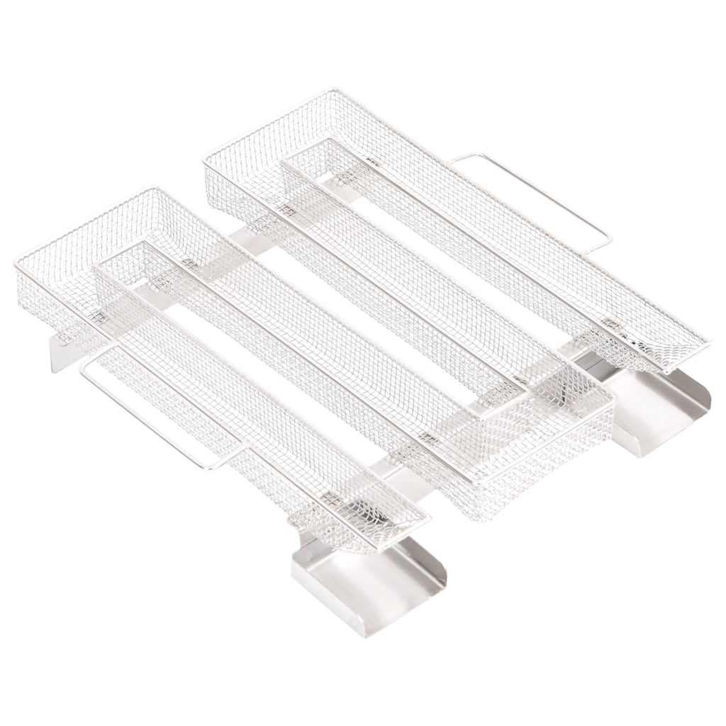 vidaXL Καπνιστήριο Μπάρμπεκιου με Σύστημα Κρύου Καπνού Γαλβαν. Χάλυβας