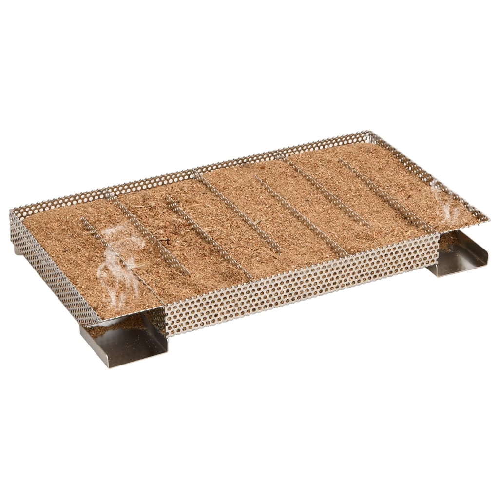 vidaXL Καπνιστήριο Μπάρμπεκιου με Σύστημα Κρύου Καπνού Γαλβαν. Χάλυβας