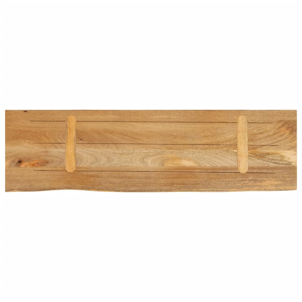 vidaXL Επιφάνεια Τραπεζιού 100x20x2,5 εκ. Live Edge Μασίφ Ξύλο Μάνγκο