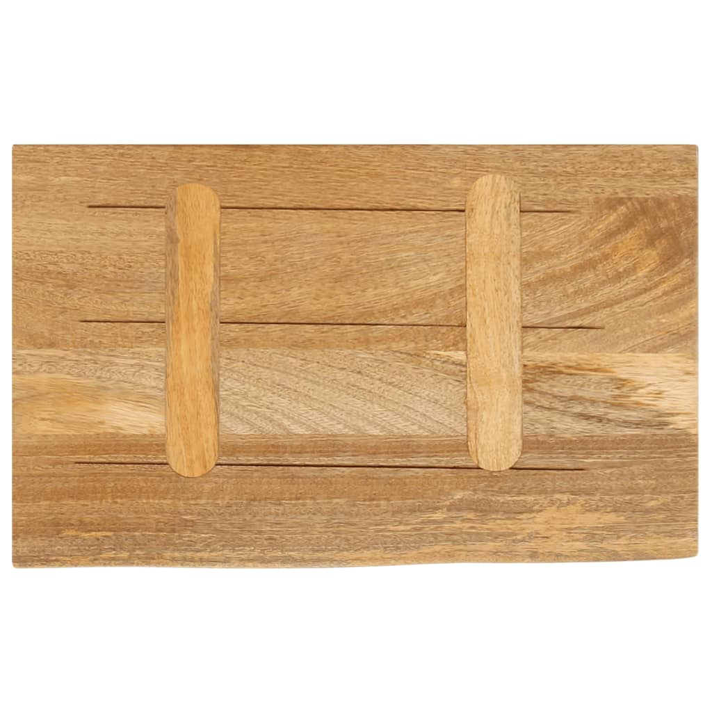 vidaXL Επιφάνεια Τραπεζιού 50x40x3,8 εκ. Live Edge Μασίφ Ξύλο Μάνγκο