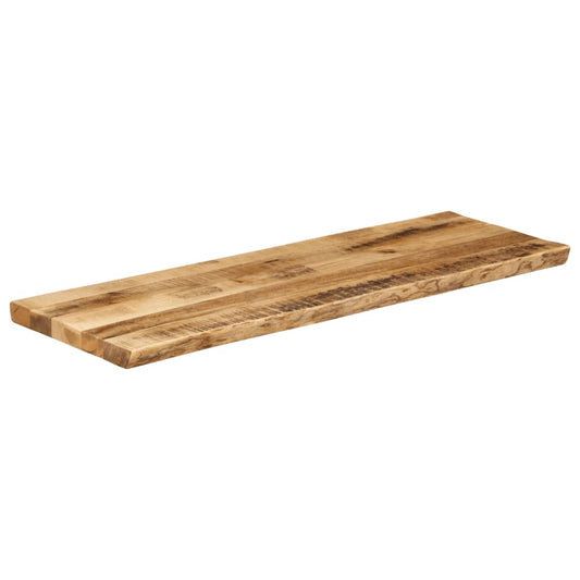 vidaXL Επιφάνεια Τραπεζιού 110x40x3,8 εκ. Live Edge Μασίφ Ξύλο Μάνγκο