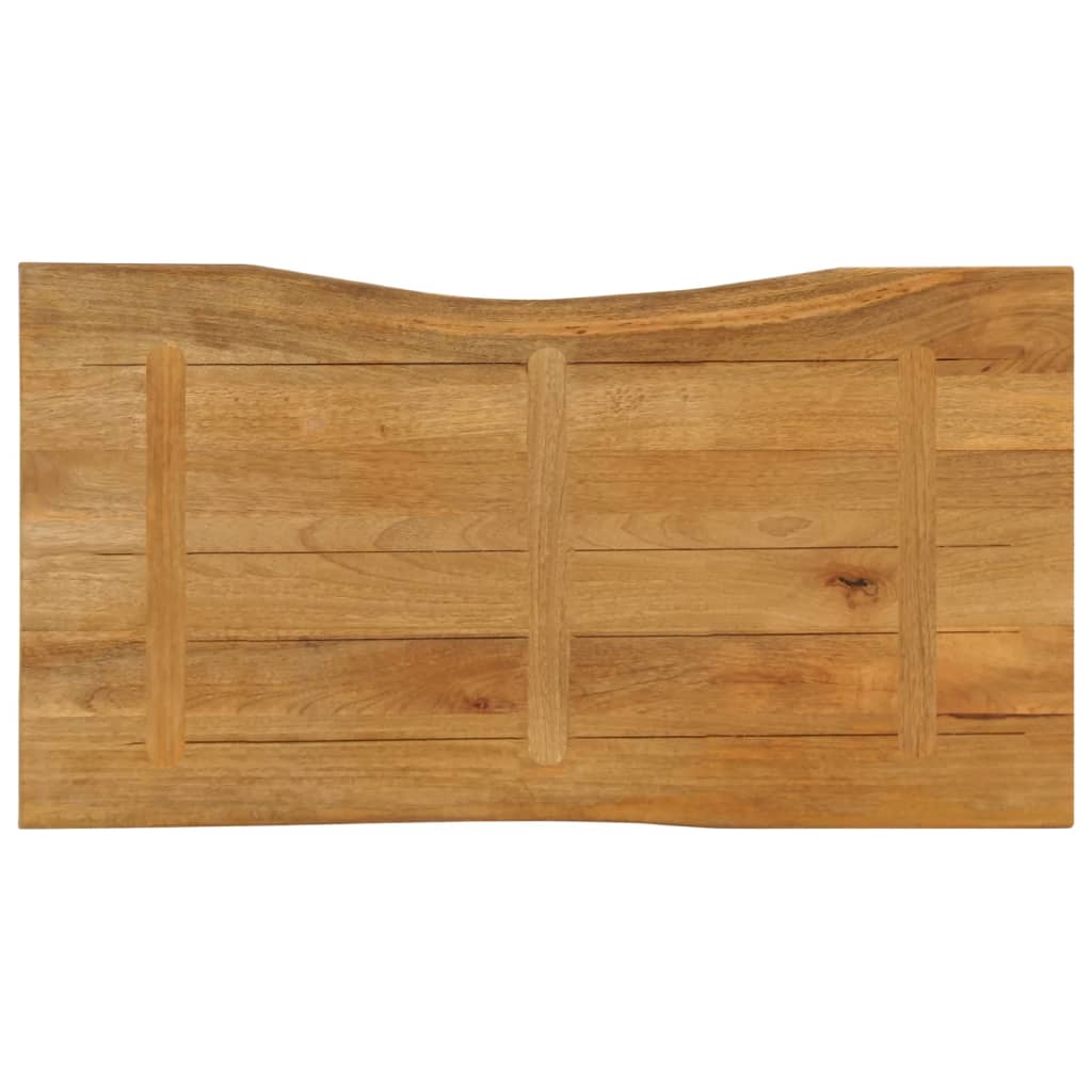 vidaXL Επιφάνεια Τραπεζιού 120x60x2,5 εκ. Live Edge Μασίφ Ξύλο Μάνγκο
