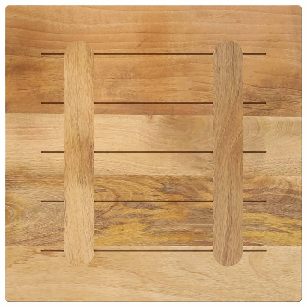vidaXL Επιφάνεια Τραπεζιού Τετράγωνη 60x60x2,5 εκ. Μασίφ Ξύλο Μάνγκο