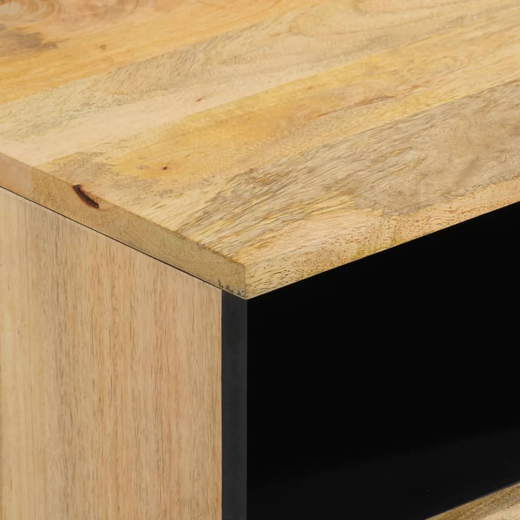 vidaXL Κομοδίνα 2 τεμ. 40 x 33 x 46 εκ. από Μασίφ Ξύλο Μάνγκο